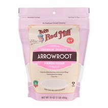 밥스레드밀 칡 전분 밀가루 Bobs Red Mill Arrowroot Starch / Flour 16oz(454g)3개, 454g, 3개