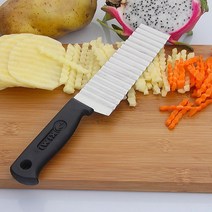 물결커팅칼 야채칼 감자칼 도토리묵칼 물결나이프 주방칼, 단품