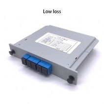 차무무 SC UPC 광섬유 분배기 1x4 박스 FTTH 평면 파관 유형 PLC 상자 1:4 5 개/상자, 한개옵션0