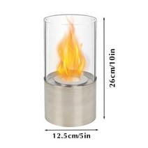 리액터 캠핑버너 가스 스토브 블랙 소형 바이오에탄올 벽난로 알코올 스토브 화덕 에탄올 파이어핏 바이오, 03 Silver S