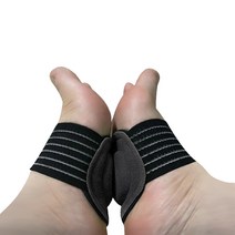 까마느 크로스아치 벨트형 통기성 운동화 깔창, 프리 사이즈, 블랙, 1쌍