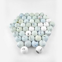 백돌이 가성비 골프 초보자용 연습볼 로스트볼 50알, 단품