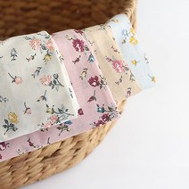 [아씨원단] 대폭-60수아사)가드닝플라워(4컬러) Z29, 핑크