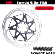 SRAM-센터라인 디스크 브레이크 로터 6 볼트 200mm 180mm 160mm 140mm 센터라인 로터, CLX-R  180mm 1pcs, CHINA