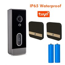 IoT Ai 인터폰 비디어폰 설치 교체 Tuya-비디오 초인종 카메라 방수 야외 무선 도어 벨 스마트 라이프 보, 03 Option 3_02 미국 플러그
