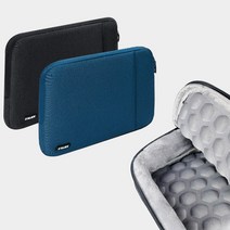 아카빌라 아이패드 프로 4 세대 12.9 인치 소프트 모서리 극세사 파우치, M, 블랙