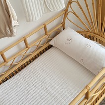 아리베베 사계절 아기침대 먼지없는 안심 누빔패드, 안티알러지