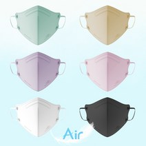 헬스키퍼 에어 (Air) 컬러마스크 10매 단위 온가족 마스크 특대형 대형 청소년 키즈 마스크 유아용 (10매), 블랙 10매, L(대형)