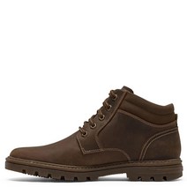 Rockport 남성용 Weather Or Not Plain Toe 앵클 부츠 새로운 탠 가죽/스웨이드
