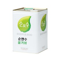 노루페인트 다용도용 친환경페인트 순앤수 올커버 18L, 무광, 화이트2