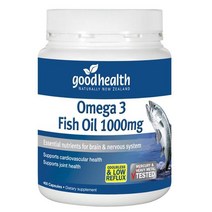 Good Health 뉴질랜드 정품 굿헬스 오메가3 피쉬오일 1000mg 400캡슐, 400정, 1팩