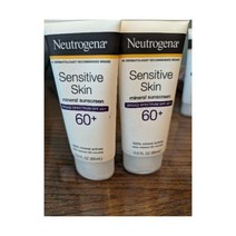 선크림 (2) 뉴트로지나 민감성 피부 자외선 차단 로션 SPF 60+ 3온스 Exp. 08