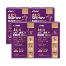 GNM 초임계 알티지오메가3 비타민D / rTG 비타민E 식물성캡슐, 30정, 4박스