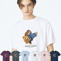 [비보이 베어] 쿨론티 VERDI BEAR 남자 여자 반팔 티셔츠 7color