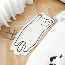캐릭터 소형 러그 매트 침대 강아지 고양이 카펫 발매트