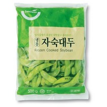 세미원 자숙대두 500g 스끼다시완두콩 포차기본안주 주전부리익힌콩, 1팩