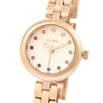 로이드 로맨틱 컬러 스톤 여성메탈시계 LL2G17615IGG