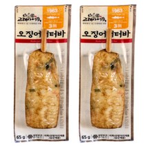 고래사 오징어버터바 밀가루없는어묵바 65g x 6개, 상세페이지 참조