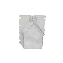 3D 크리스마스 하우스 플라스틱 곰팡이 양초 제조 수제 공예 DIY 베이킹 곰팡이 수제 양초 만들기 용품 장식, 작은