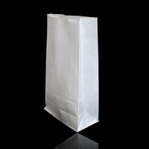[바보사랑] 화이트 실속형 각대 종이봉투 11X15cm 폭6cm 200매