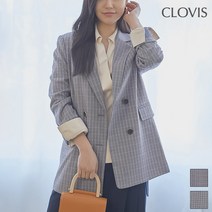 클라비스 잔체크 자켓_CVJKA1206M-T