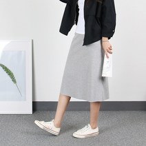 스윗타임 꾸안꾸 원마일룩 면밴딩 치마 ~3XL 빅사이즈 데븐밴딩스커트