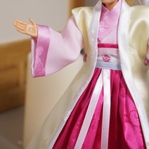인형 한복 분홍 보보경심려 고려시대 한복 마론 미미 bts 구체관절인형 완제품, 파올라레이나