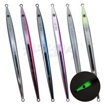 차칸피싱 롱지그 방어메탈 지깅 전동용 EJ ZERO 100 제로백 메탈지그 크롬 300g, 02 샤인 핑크