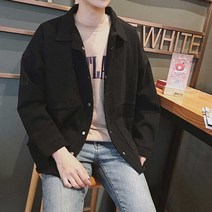대학생 남자 셔츠 자켓 캐주얼 의류 남성 봄아우터 깔끔 친구옷선물 셔츠자켓 봄아우터 옷사이트