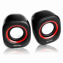 [C.S]ABKO BONITA SP 10 블랙 레드 스피커 스피커 SPEAKER ABKO 2채널스피커 PCSPEAKER PC스피커