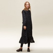 [국내정식매장] 써스데이아일랜드 원피스 빅 카라 패턴 롱 (T228MOP236W)