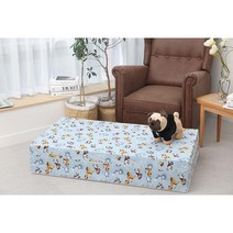 SEJEL.F (세젤에프) 3단 면 접이식 매트리스 HR스펀지 싱글 원룸 저렴한 고밀도 주문제작 매트리스 몽키와 친구들 7.5CM, 글렌