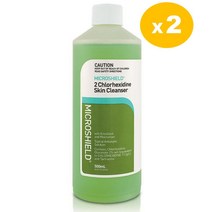 마이크로쉴드 2 클로르헥시딘 스킨 클렌저 500ml 2팩