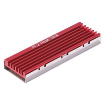 m2 방열판 ssd 방열 라디에이터 m.2 냉각 방열판 열 패드 스티커 쿨러 조끼 nvme ngff m.2 2280 ssd, 협력사, 빨간색 ssd 방열판
