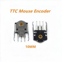 커넥터 부속품 2pcs 원래 ttc 마우스 인코더 매우 정확한 7mm-14mm 노란색 코어 해결 선생 10 라이벌 300 310 g102 304 g703 휠 문제, 2개 10mm