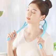 뒷목마사지 골프공마사지 목 운동 기구 마사지 뒷목 어깨마사지기 목운동기구, 핑크, 상세페이지 참조