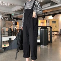 아디핏걸 케이 포켓 멜빵 바지 2color 루즈 임산부복