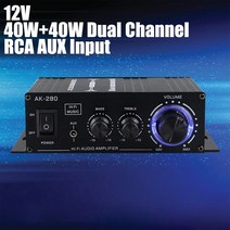 홈시어터 스피커 디지털 AK-280 미니 홈/자동차/마린 스테레오 디지털 앰프 데스크탑 2.0 채널 스피커 파워, 한개옵션0