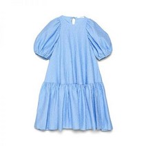 22SS CECILIE BAHNSEN 세실리에반센 퍼프 숄더 원피스 블루 RTW0067