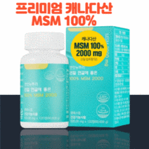 MSM 2000 msn 효능 관절 식이유황 엠에스엠효능 120정, 2개