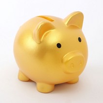 배부른 돼지저금통 골드돼지저금통, 1개