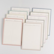 데스크프로젝트 공시생 B5 떡메모지 모눈 대떡메 메모지 노트 패드, 드라이 로즈