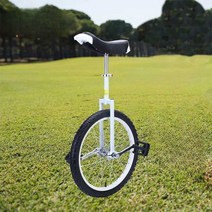 외발 자전거 균형 특수 밸런스 근육 운동, 흰색 20인치