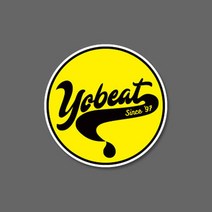 yobeat-01 차량용스티커 스노우보드스티커, 150 x 150 mm/반사원단