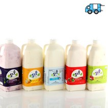 웃담요구르트 무설탕 수제요거트 대용량 요거트 마시는요거트 음료 1800ml, 블루베리 1800ml