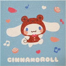 산리오 캐릭터즈 DIY 보석십자수 30x30 집콕 직장인 취미생활, SRMC016_시나모롤