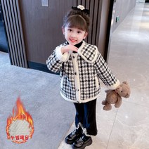 여아 체크무늬 패딩자켓 가을겨울 바람막이 패딩PX30964