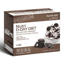 뉴트리디데이 다이어트 쿠키앤크림 체중조절 쉐이크, 25g, 41개입