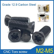 20PCS M2 M2.2 M3 M4 M5 등급 12.9 CNC 공구 나사 삽입 Torx 카바이드 선삭 인서트 교체 선반 액세서리, 26 M5X16