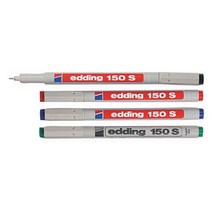에딩펜 150S OHP마카 흑색 0.3mm, 단품